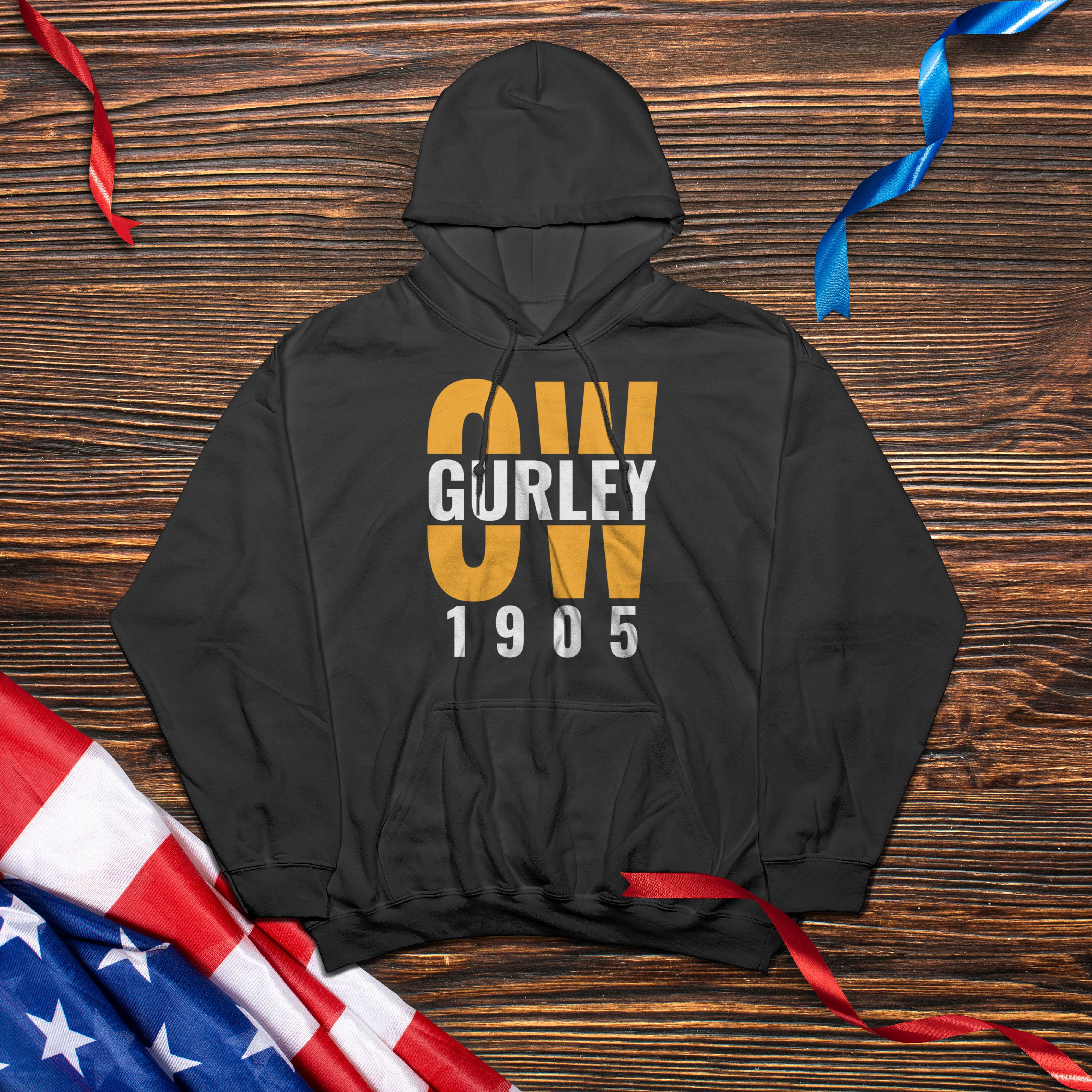 O.W. GURLEY - GREENWOOD FOUNDER - 1905  - Heavy Blend Adult Hoodie