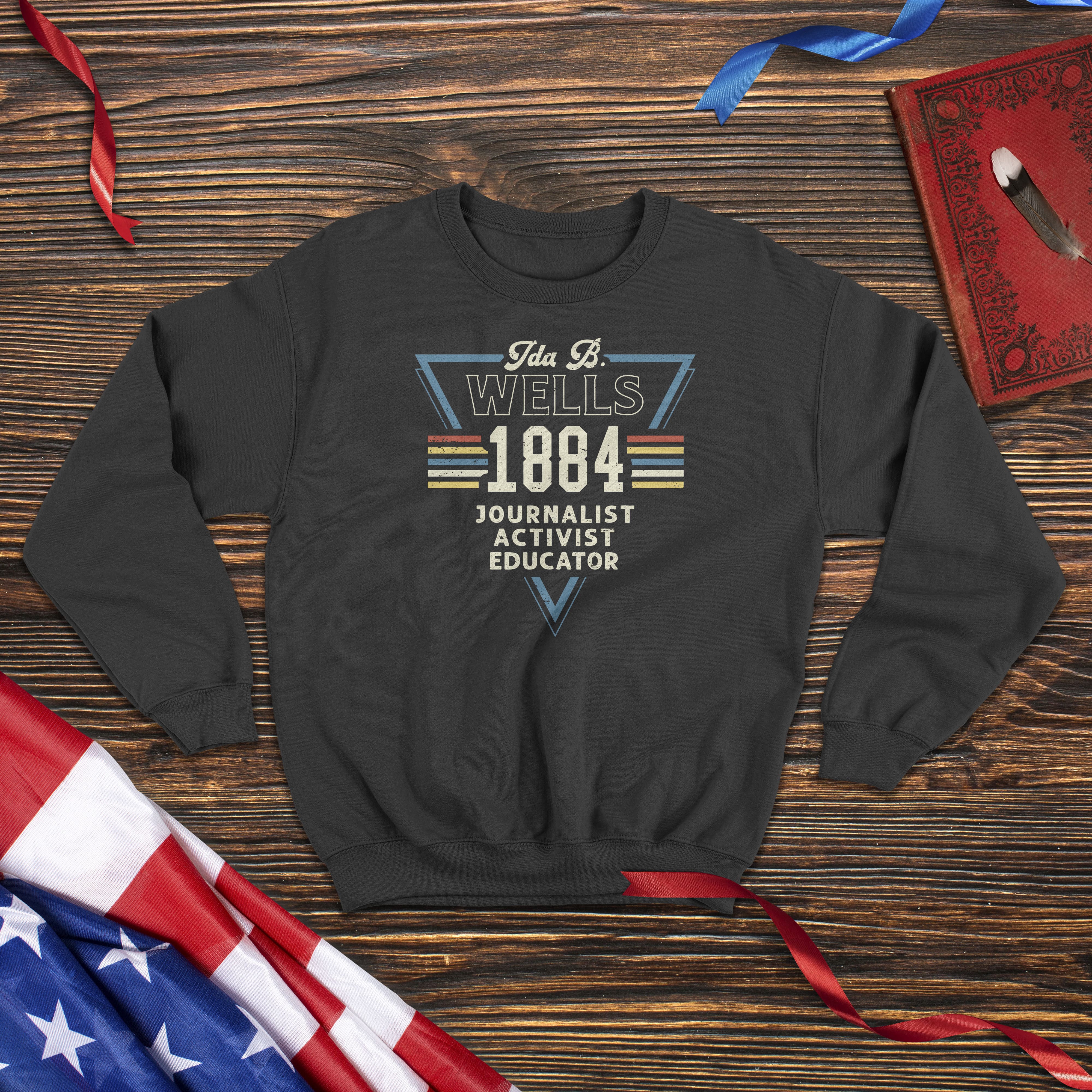 Ida B Wells 1884 - Crewneck Sweatshirt