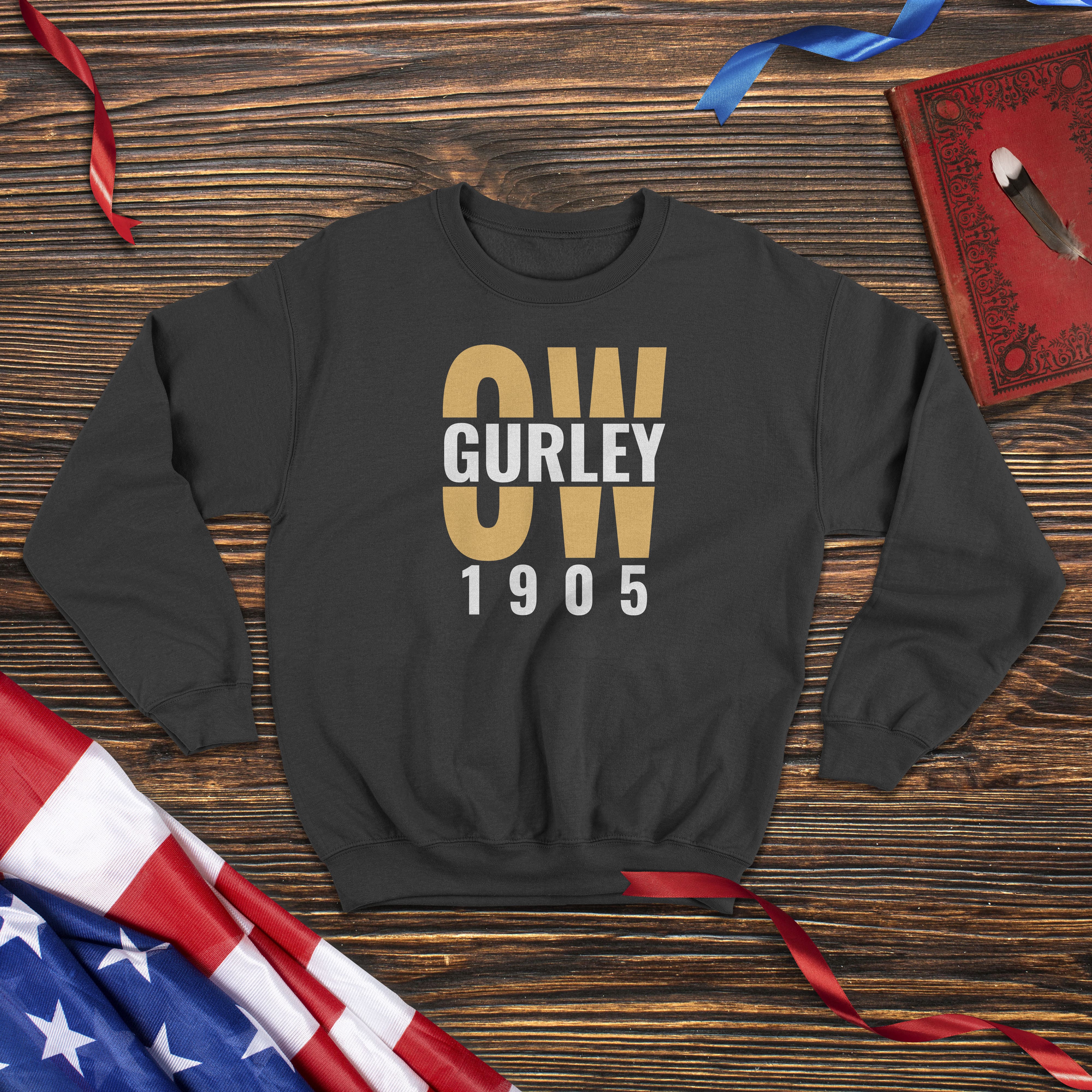 O.W. GURLEY - GREENWOOD FOUNDER - 1905 - Crewneck Sweatshirt