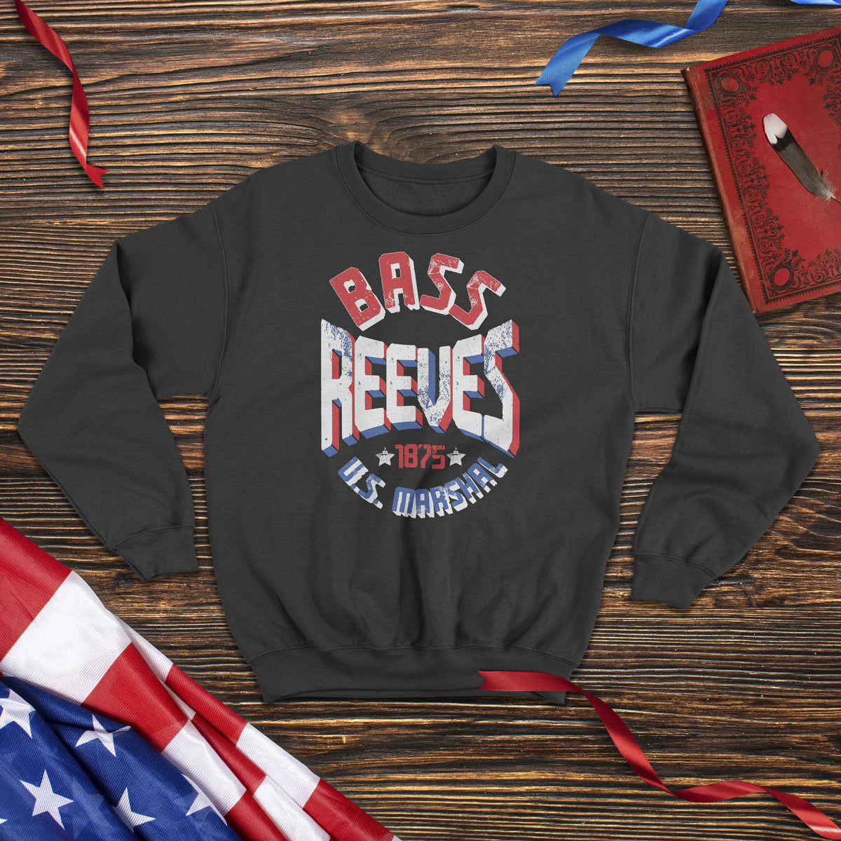 Bass Reeves - Real Lone Ranger - Crewneck Sweatshirt – Banned History Tees