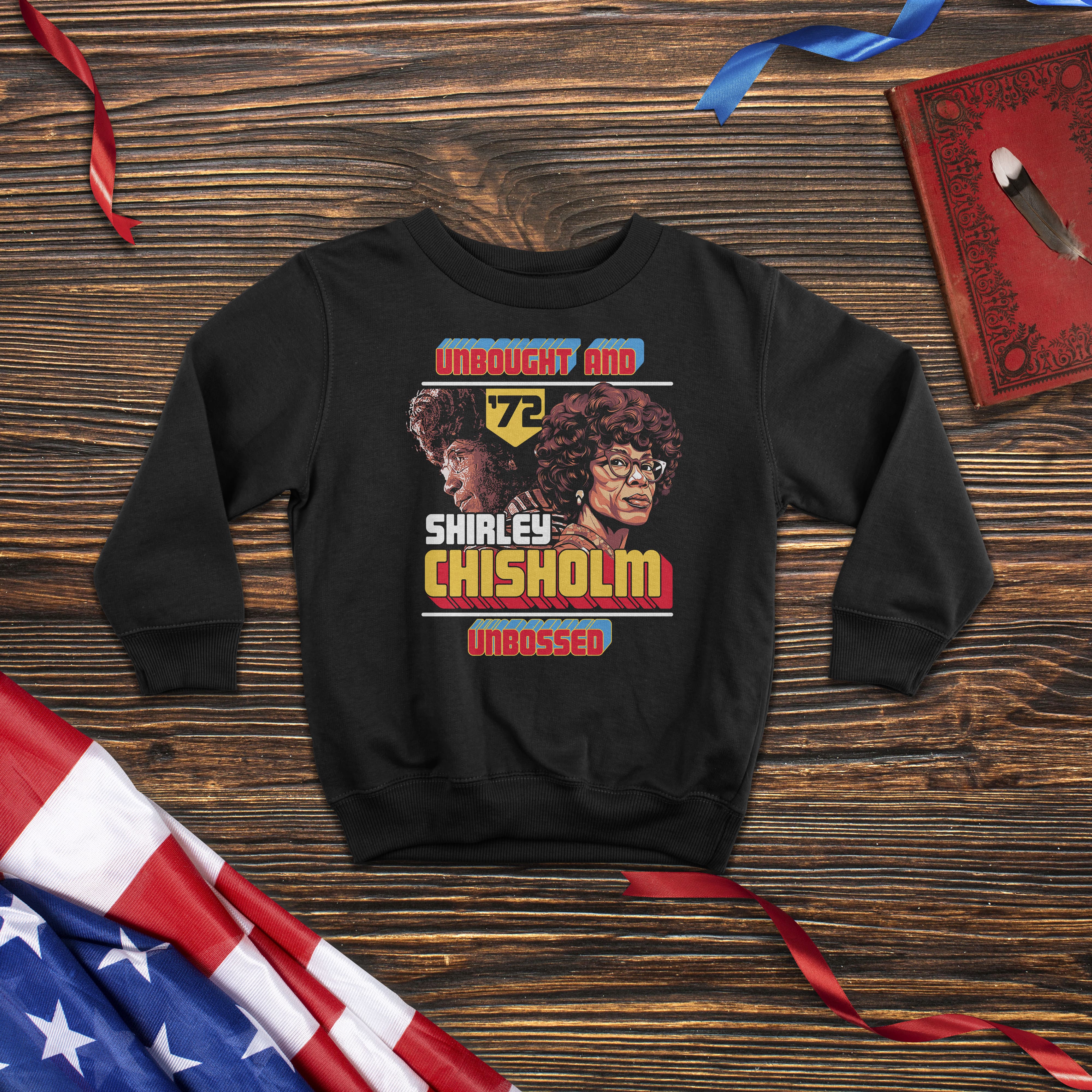 Shirley Chisholm - Kids' Crewneck Sweatshirt