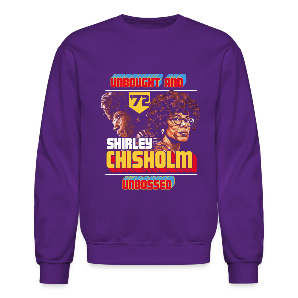 Shirley Chisholm  - Crewneck Sweatshirt - purple