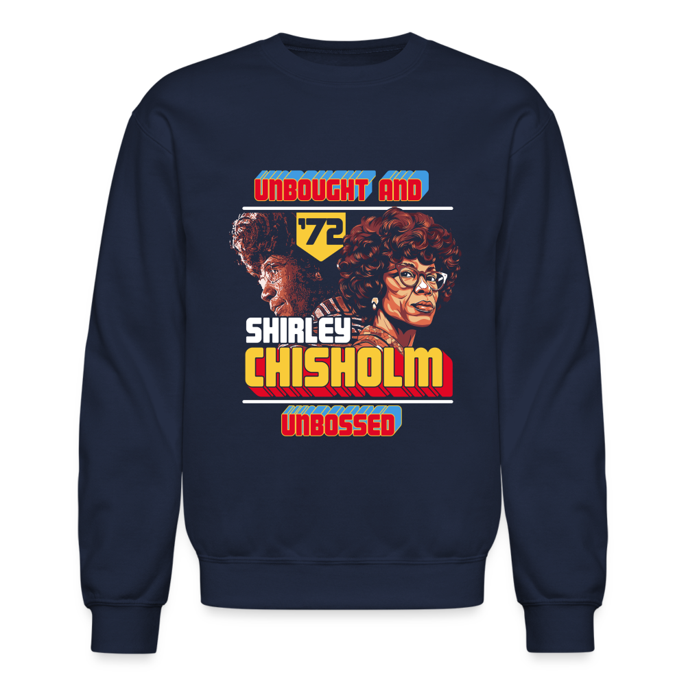 Shirley Chisholm  - Crewneck Sweatshirt - navy