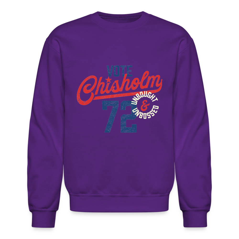 SENATOR SHIRLEY CHISHOLM - Crewneck Sweatshirt - purple