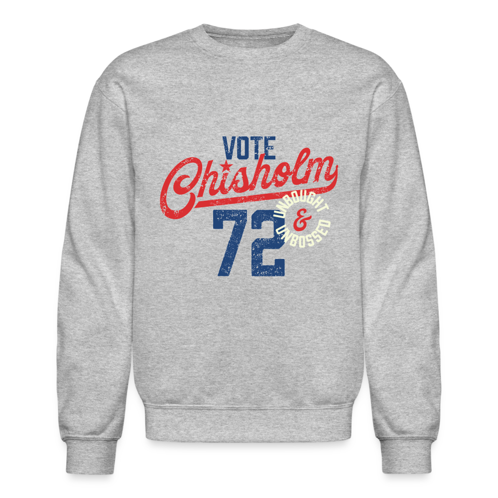 SENATOR SHIRLEY CHISHOLM - Crewneck Sweatshirt - heather gray