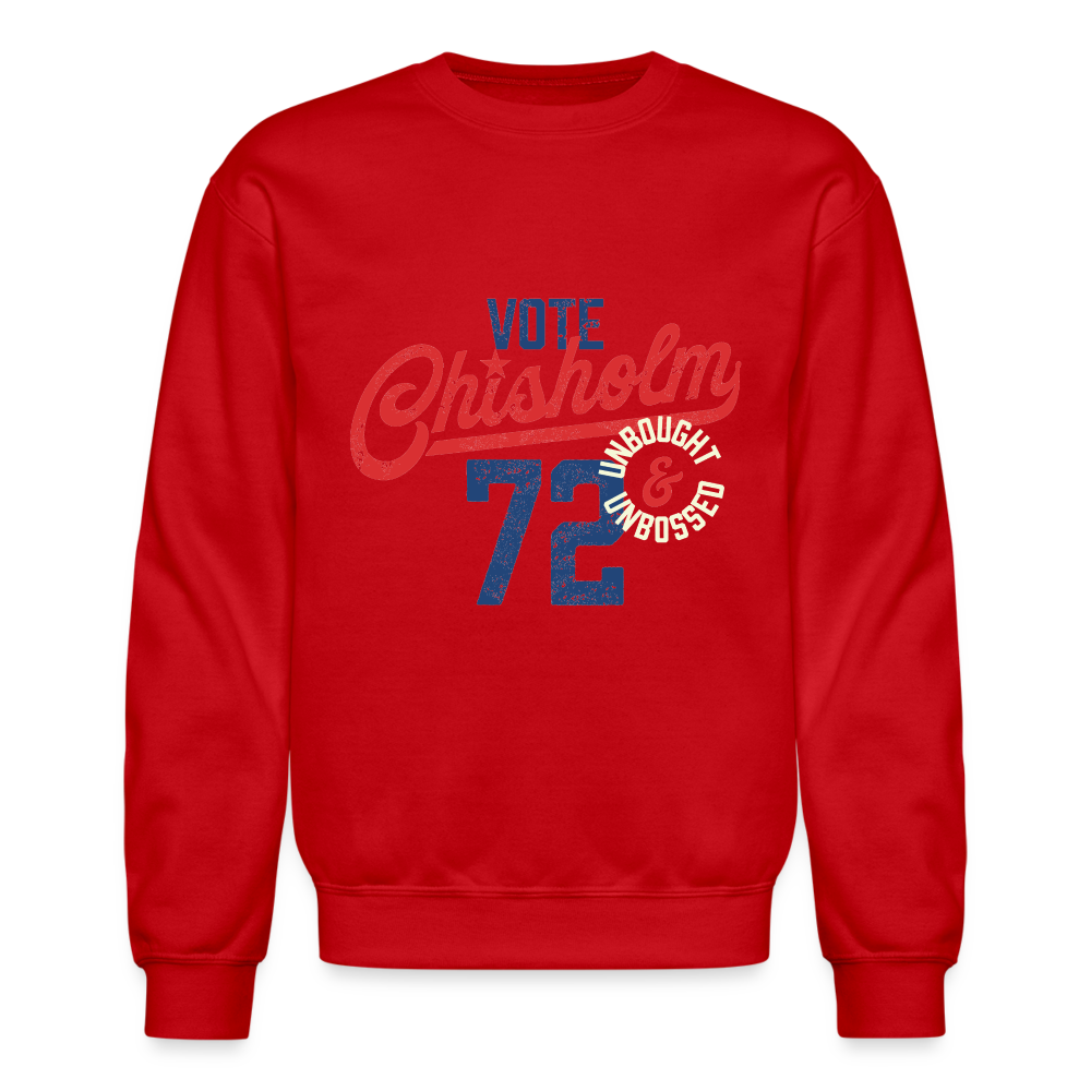 SENATOR SHIRLEY CHISHOLM - Crewneck Sweatshirt - red