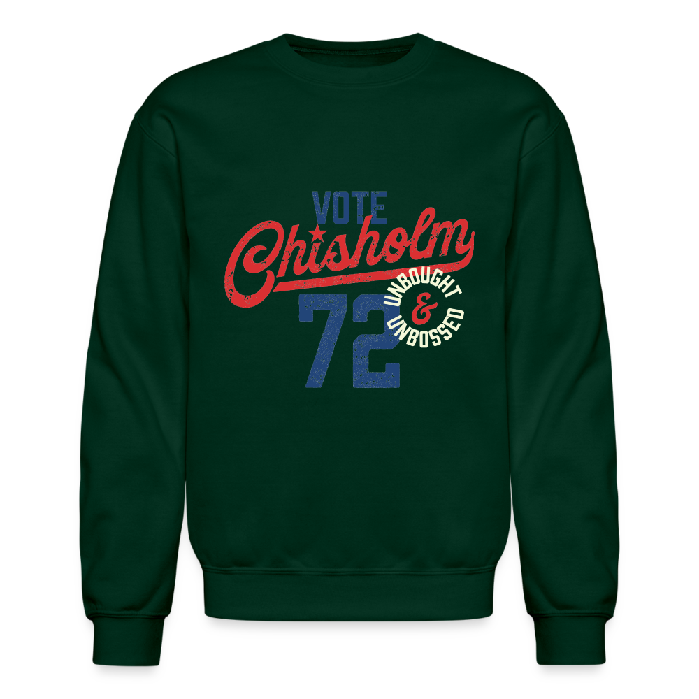 SENATOR SHIRLEY CHISHOLM - Crewneck Sweatshirt - forest green