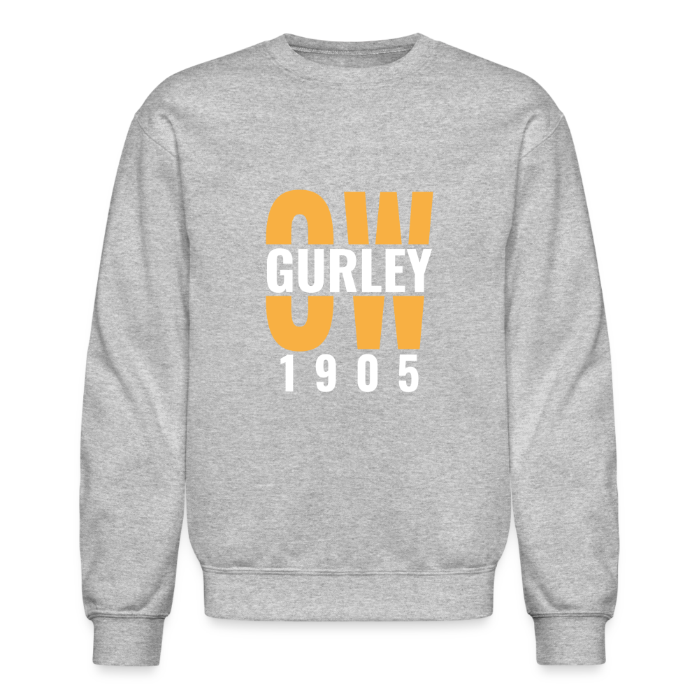 O.W. GURLEY - GREENWOOD FOUNDER - 1905 - Crewneck Sweatshirt - heather gray