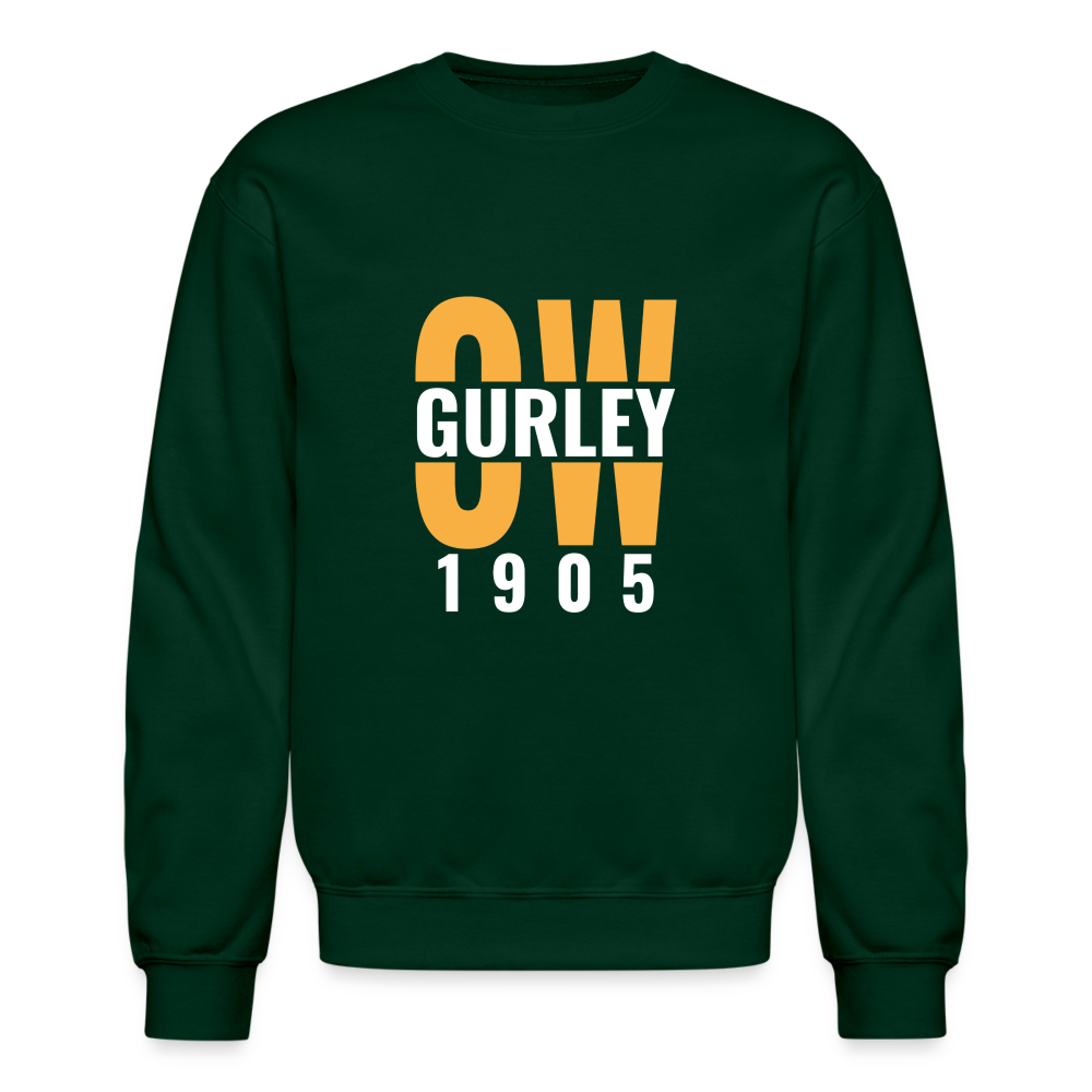 O.W. GURLEY - GREENWOOD FOUNDER - 1905 - Crewneck Sweatshirt - forest green