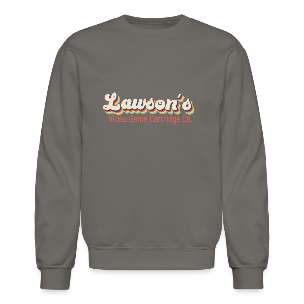 * Lawson's Video Game Cartridge - Crewneck Sweatshirt - asphalt gray