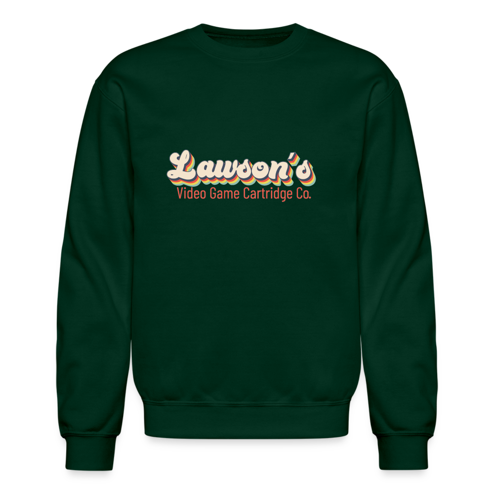 * Lawson's Video Game Cartridge - Crewneck Sweatshirt - forest green