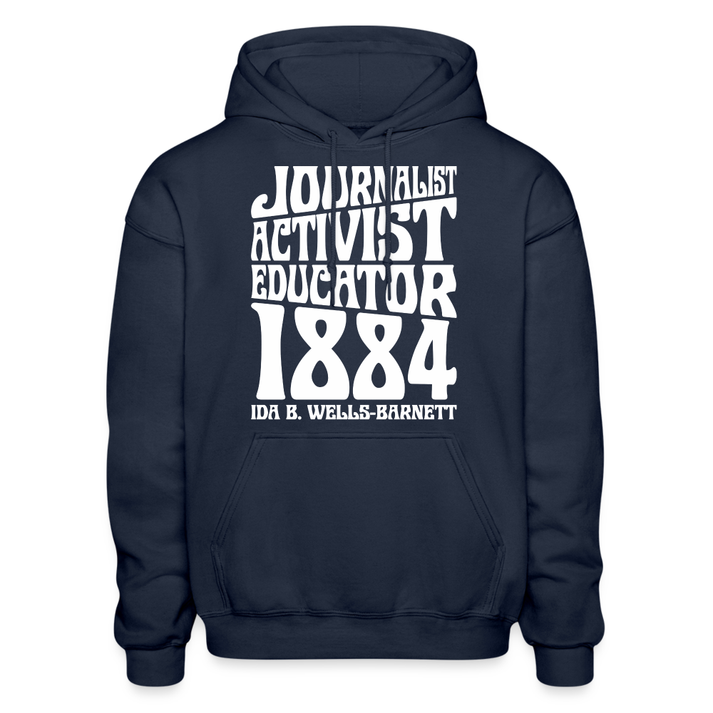 Ida B Wells - Journalist Activist Educator - Heavy Blend Adult Hoodie - navy