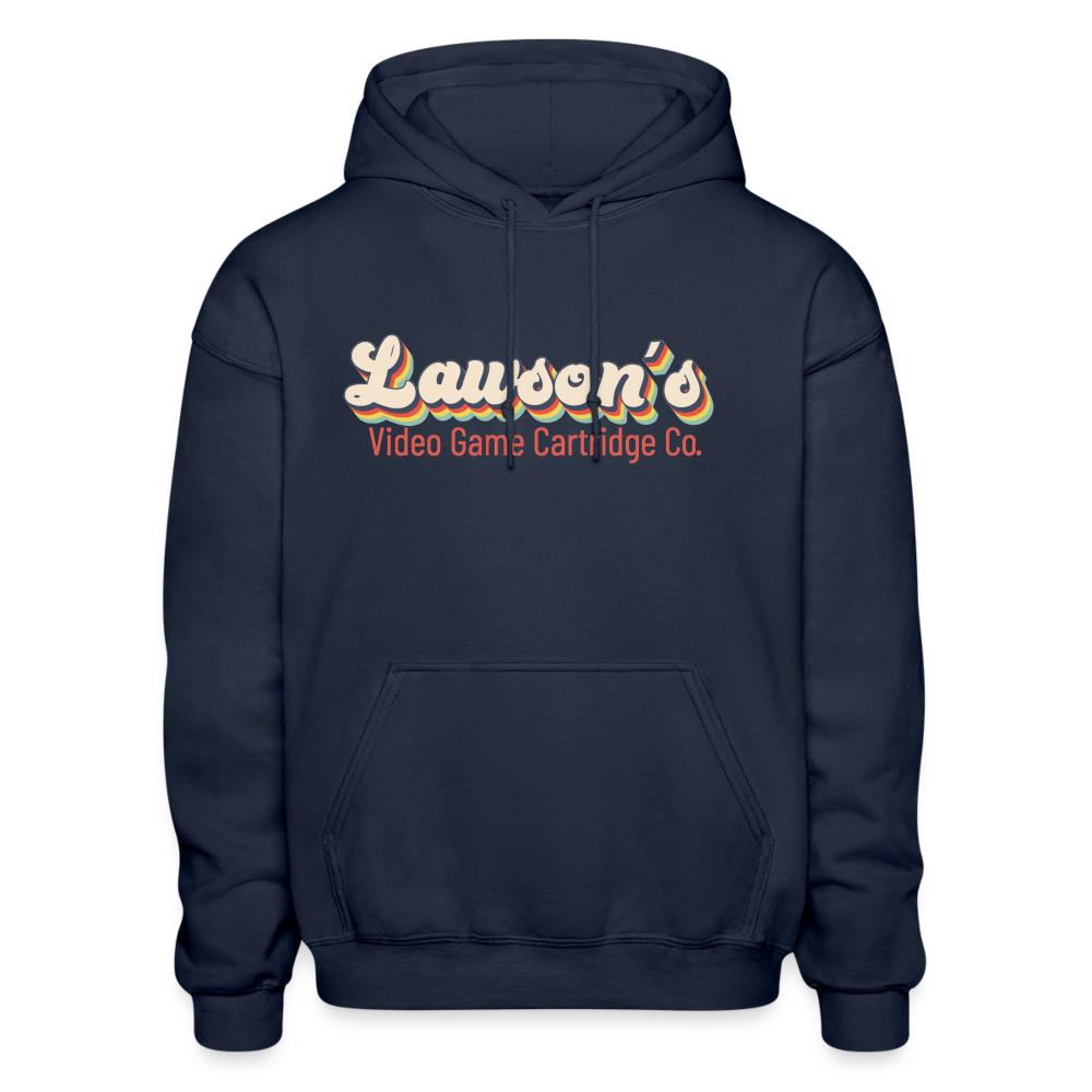 * Lawson's Video Game Cartridge  - Heavy Blend Adult Hoodie - navy