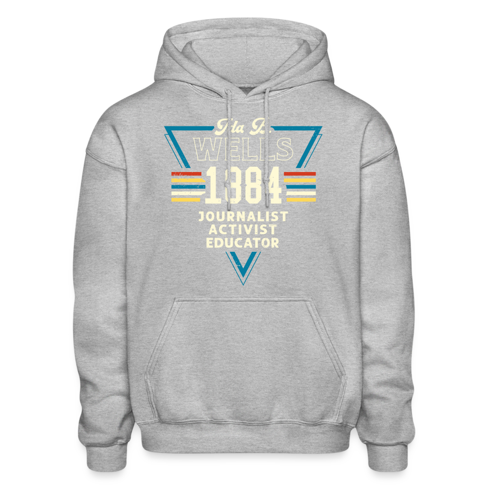 Ida B Wells 1884 - Heavy Blend Adult Hoodie - heather gray