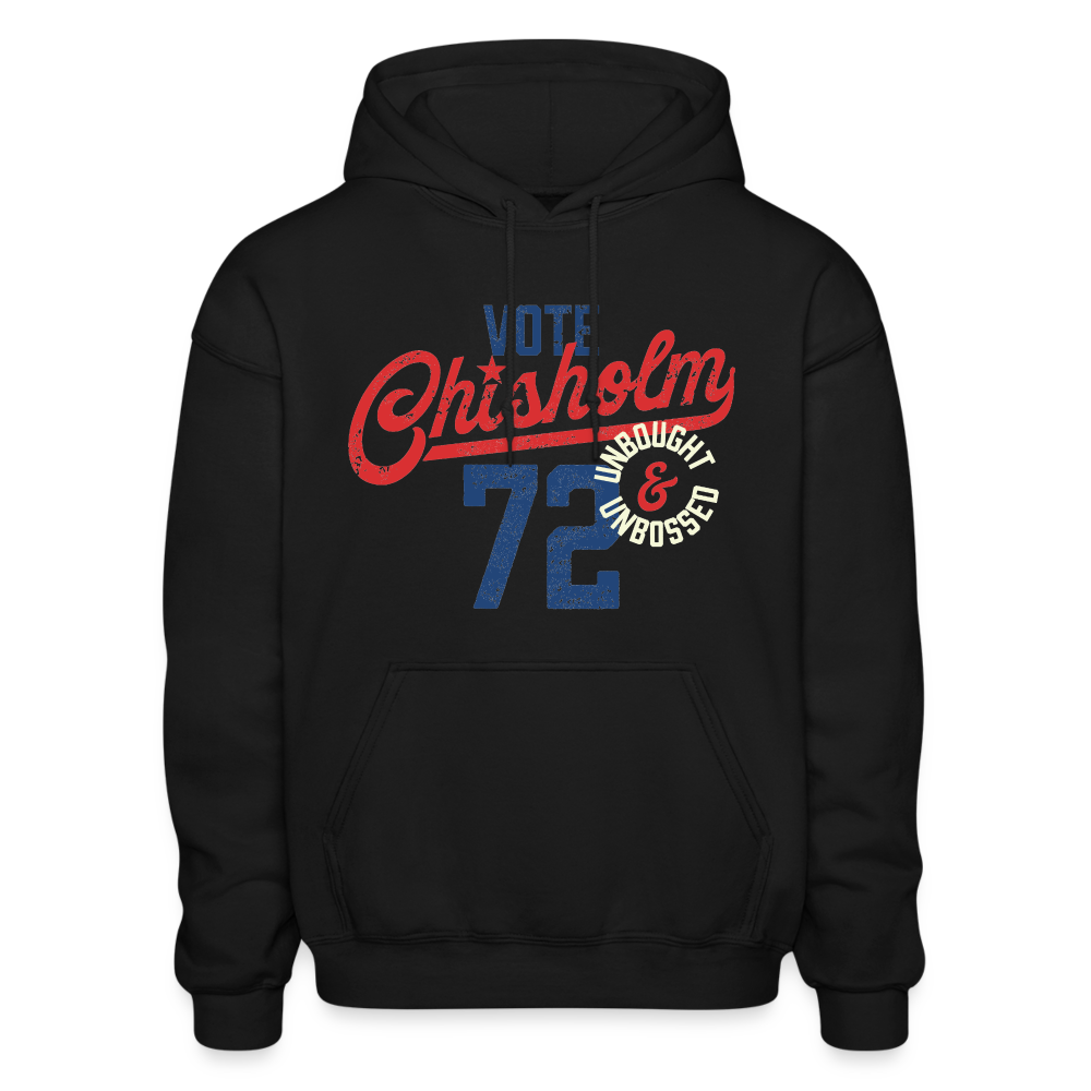 SENATOR SHIRLEY CHISHOLM - Heavy Blend Adult Hoodie - black