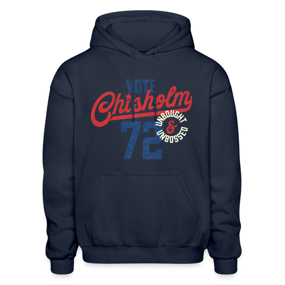 SENATOR SHIRLEY CHISHOLM - Heavy Blend Adult Hoodie - navy