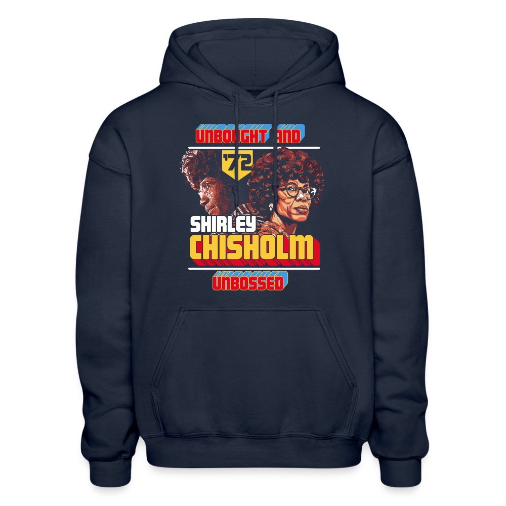 Shirley Chisholm  - Heavy Blend Adult Hoodie - navy