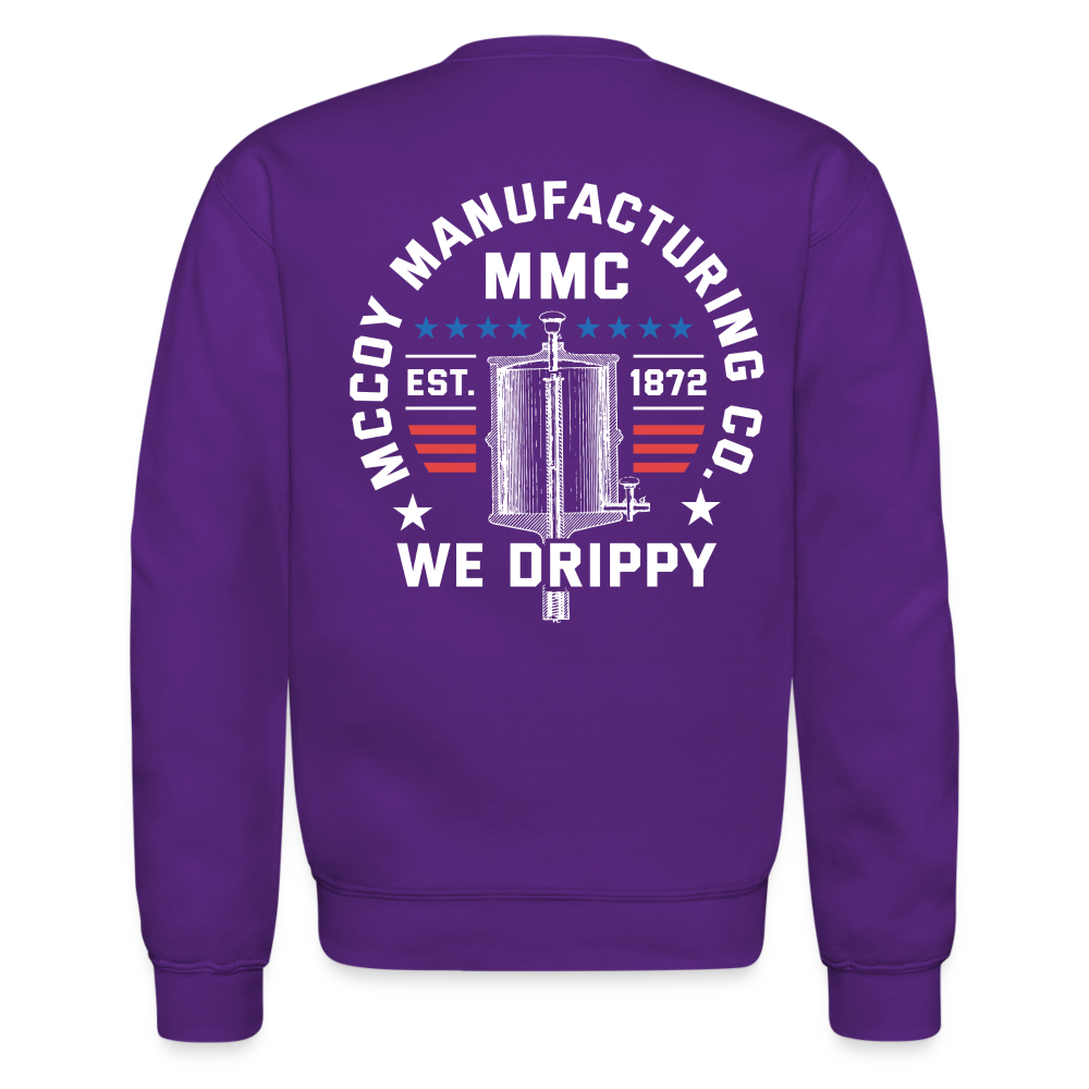 ELIJAH MCCOY AMERICAN INVENTOR - Crewneck Sweatshirt - purple