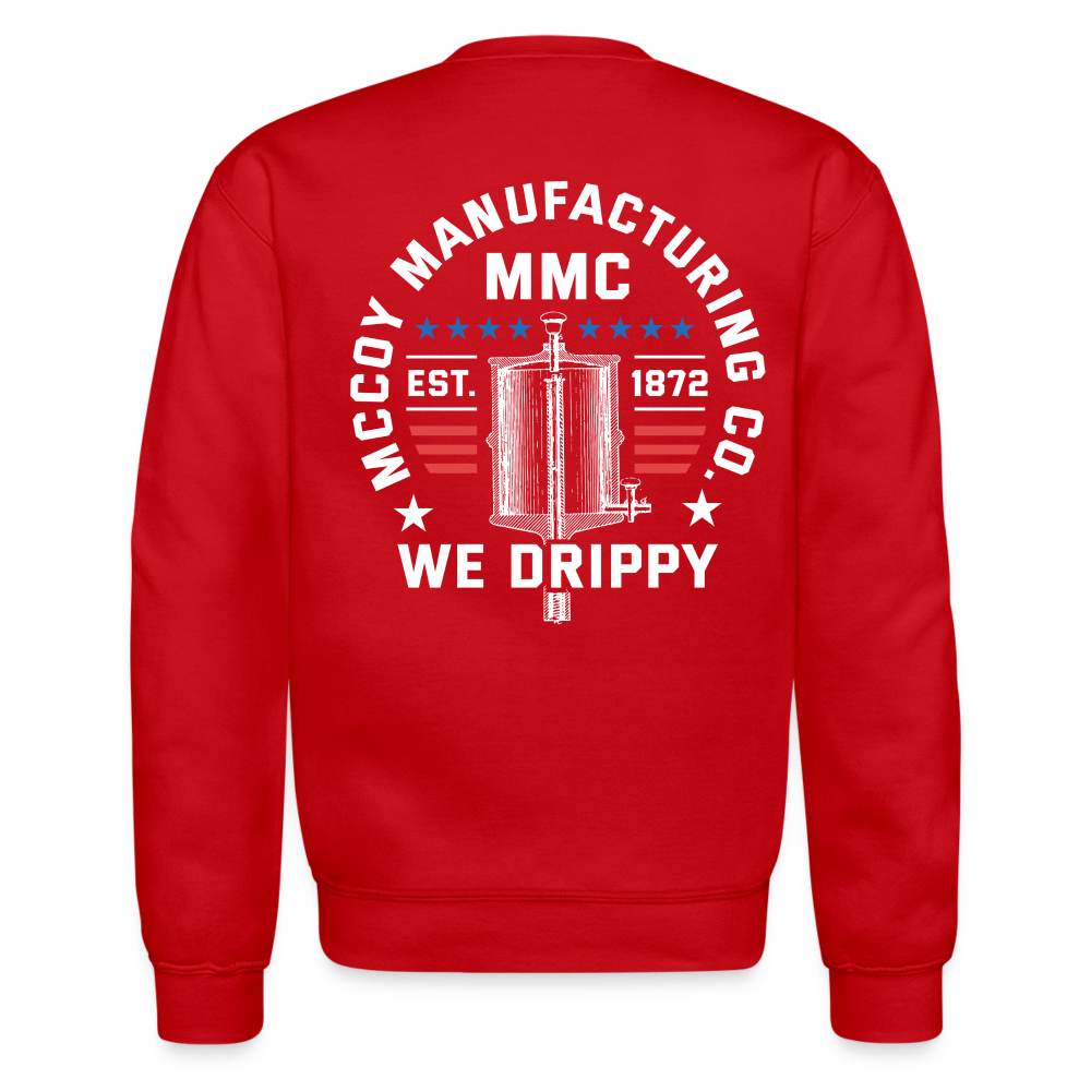 ELIJAH MCCOY AMERICAN INVENTOR - Crewneck Sweatshirt - red