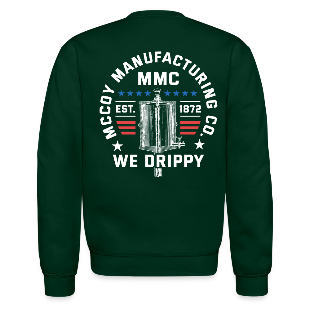 ELIJAH MCCOY AMERICAN INVENTOR - Crewneck Sweatshirt - forest green