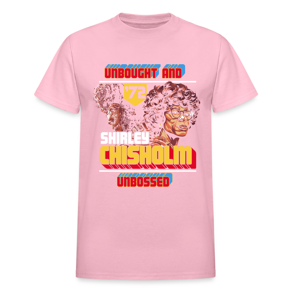 Shirley Chisholm  - Gildan Ultra Cotton Adult T-Shirt - light pink