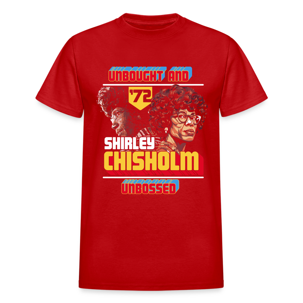 Shirley Chisholm  - Gildan Ultra Cotton Adult T-Shirt - red