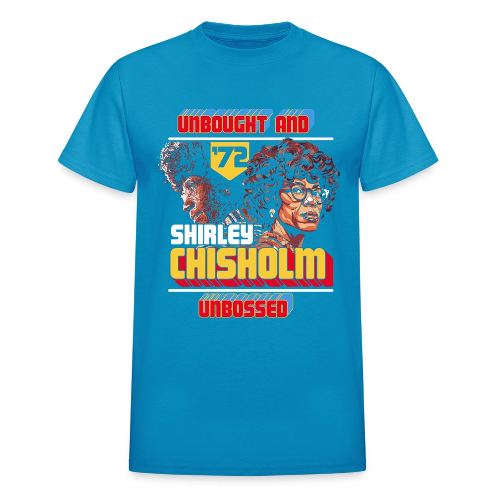 Shirley Chisholm  - Gildan Ultra Cotton Adult T-Shirt - turquoise