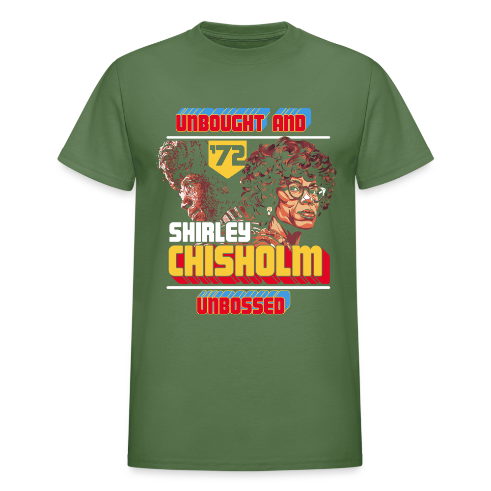 Shirley Chisholm  - Gildan Ultra Cotton Adult T-Shirt - military green