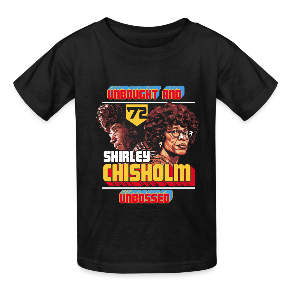 Shirley Chisholm -  Gildan Ultra Cotton Youth T-Shirt - black