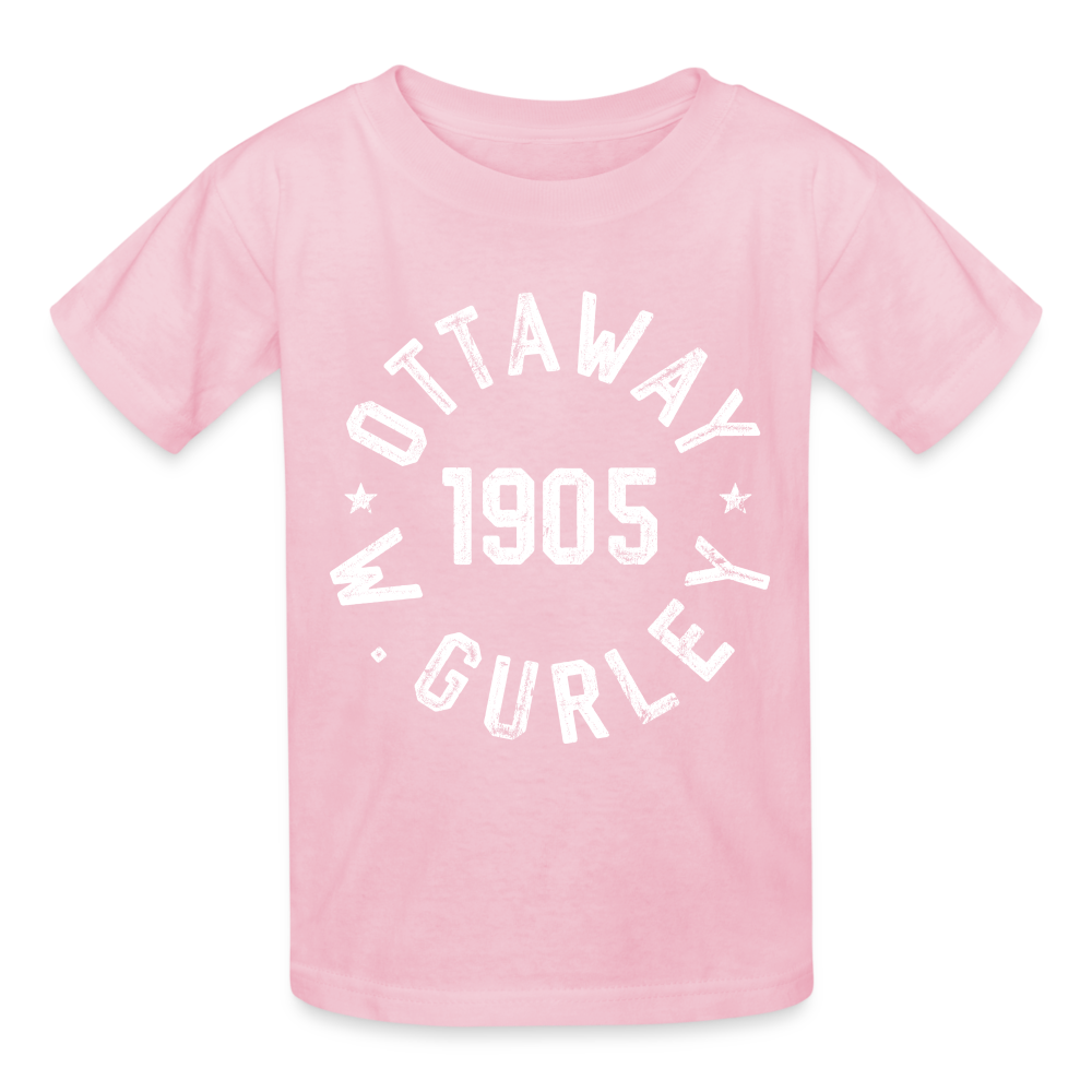 Ottaway W Gurley - Gildan Ultra Cotton Youth T-Shirt - light pink