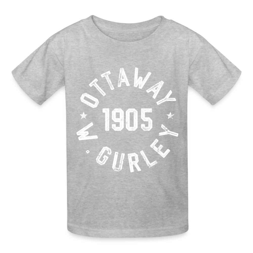 Ottaway W Gurley - Gildan Ultra Cotton Youth T-Shirt - heather gray