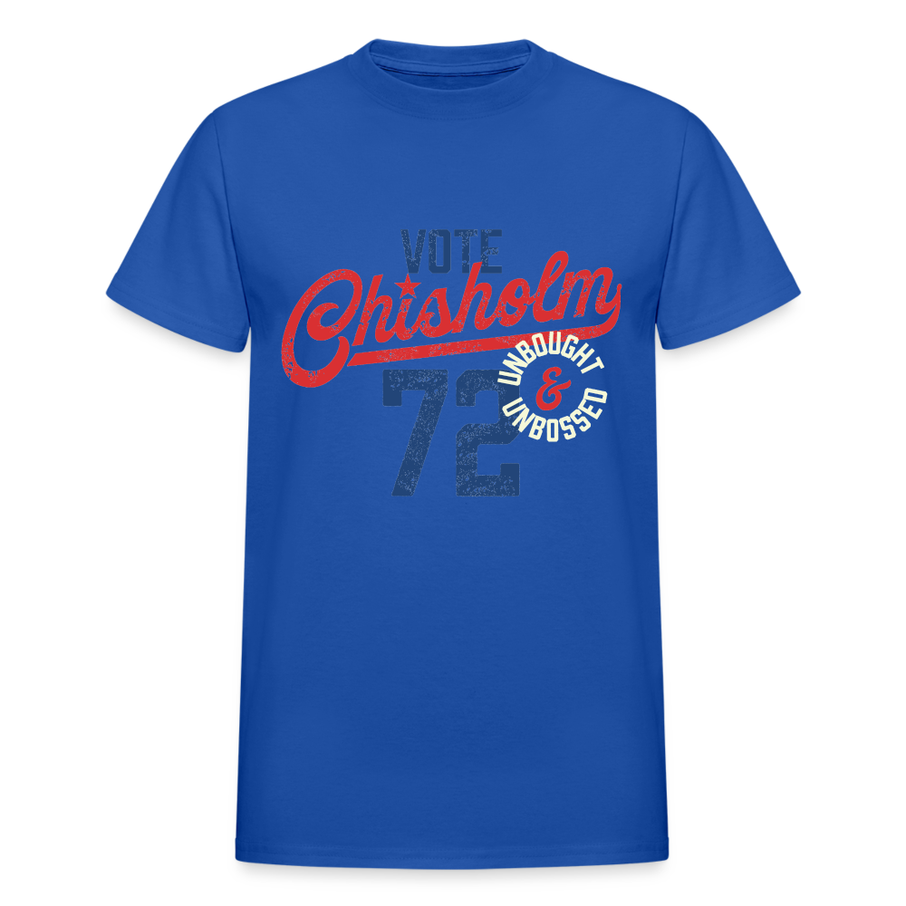 SENATOR SHIRLEY CHISHOLM - Gildan Ultra Cotton Adult T-Shirt - royal blue