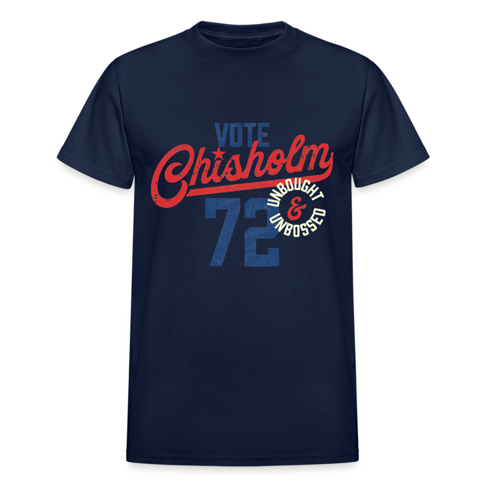 SENATOR SHIRLEY CHISHOLM - Gildan Ultra Cotton Adult T-Shirt - navy