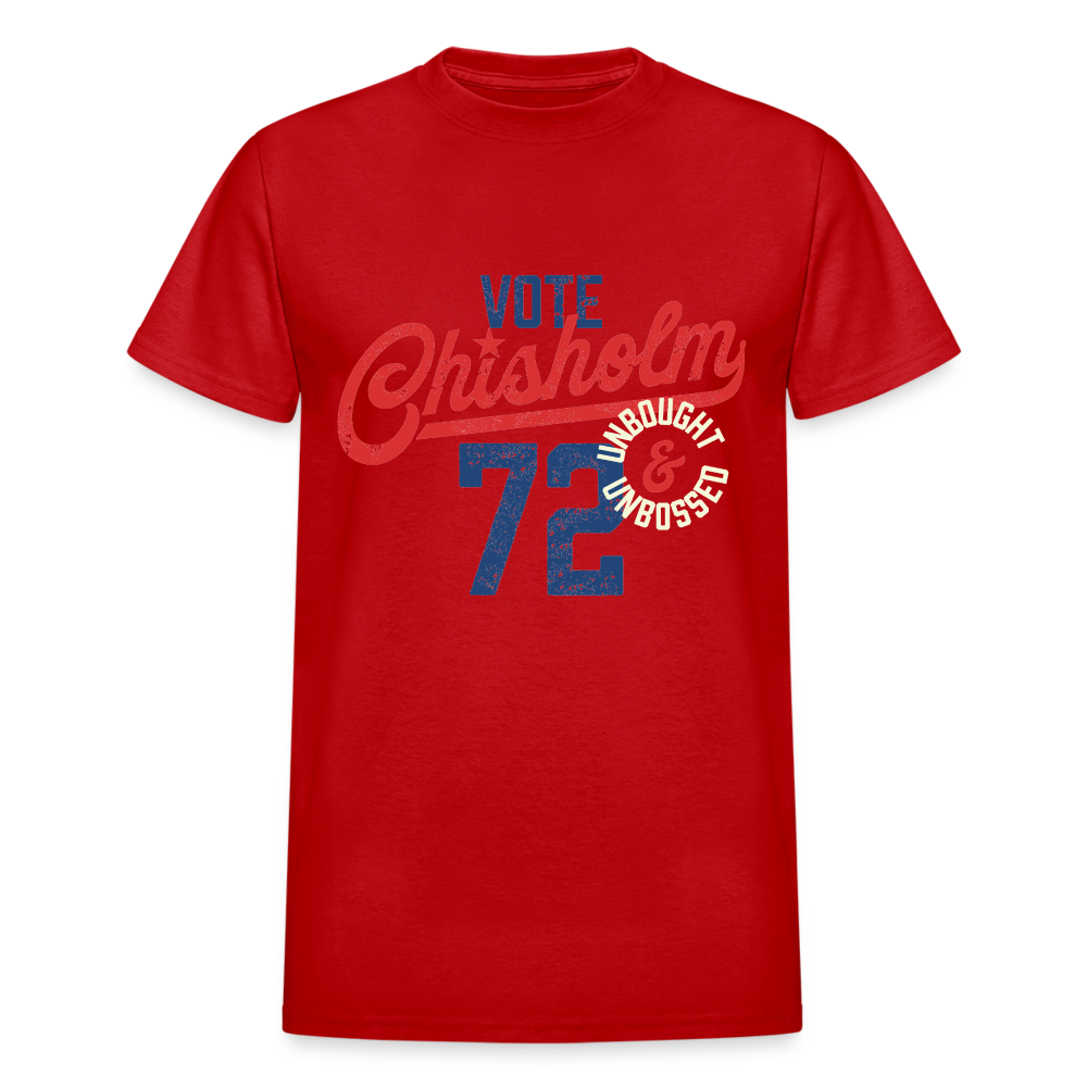 SENATOR SHIRLEY CHISHOLM - Gildan Ultra Cotton Adult T-Shirt - red