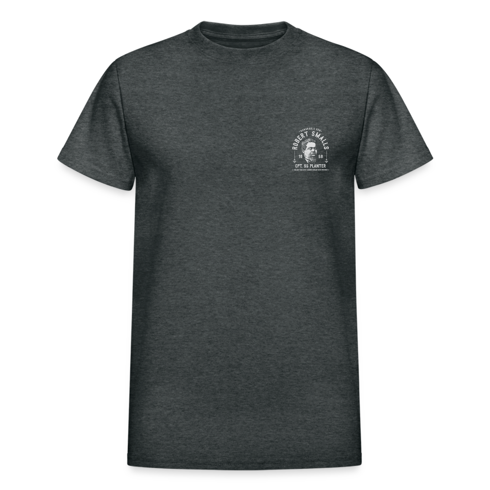 Captain Robert Smalls - Gildan Ultra Cotton Adult T-Shirt - deep heather