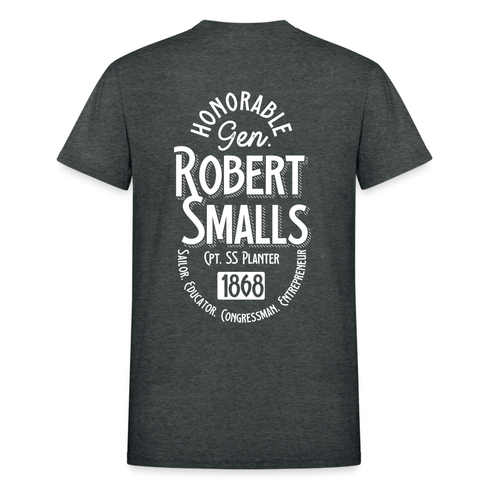 Captain Robert Smalls - Gildan Ultra Cotton Adult T-Shirt - deep heather