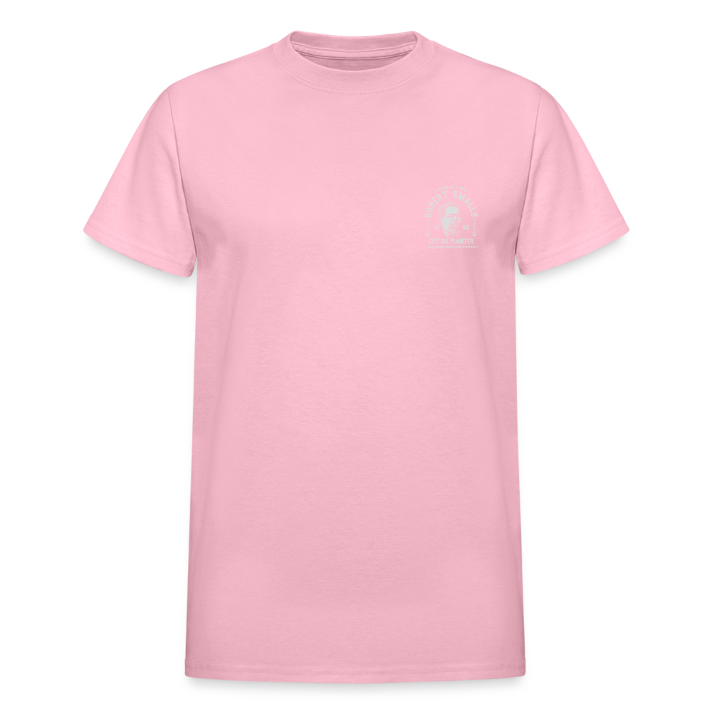 Captain Robert Smalls - Gildan Ultra Cotton Adult T-Shirt - light pink