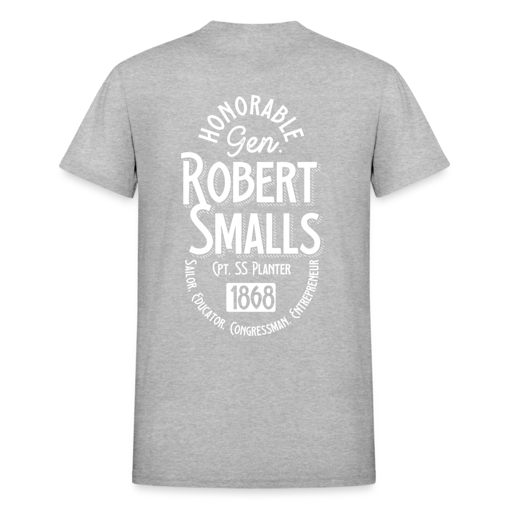 Captain Robert Smalls - Gildan Ultra Cotton Adult T-Shirt - heather gray