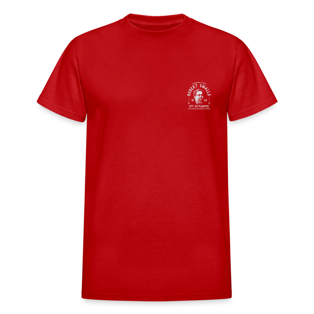 Captain Robert Smalls - Gildan Ultra Cotton Adult T-Shirt - red