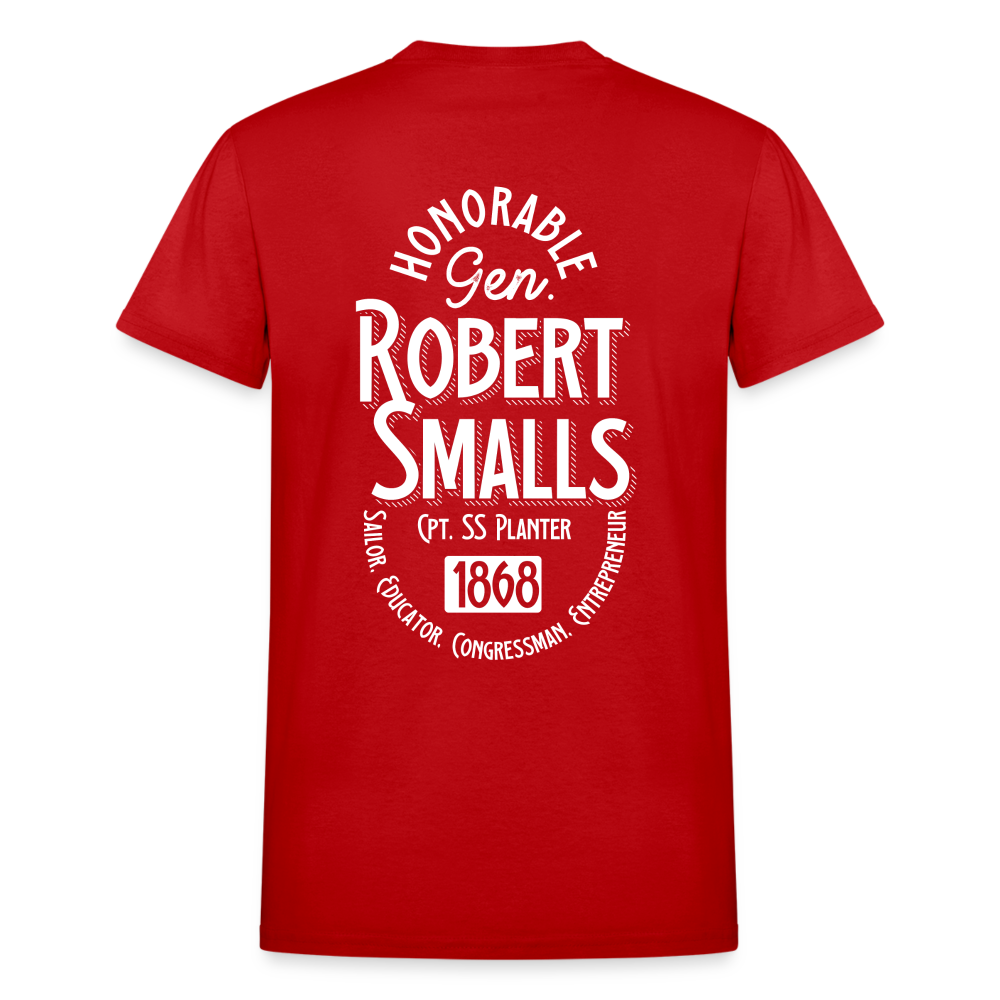 Captain Robert Smalls - Gildan Ultra Cotton Adult T-Shirt - red