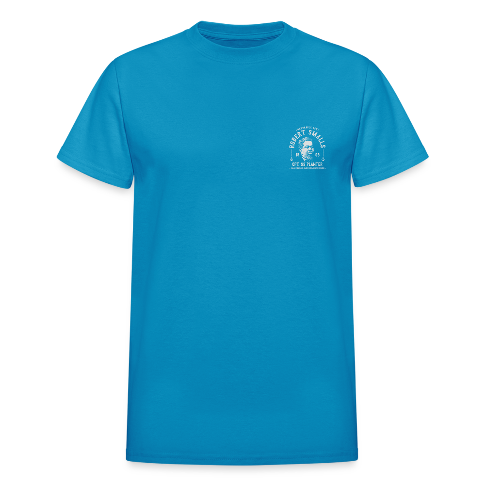 Captain Robert Smalls - Gildan Ultra Cotton Adult T-Shirt - turquoise