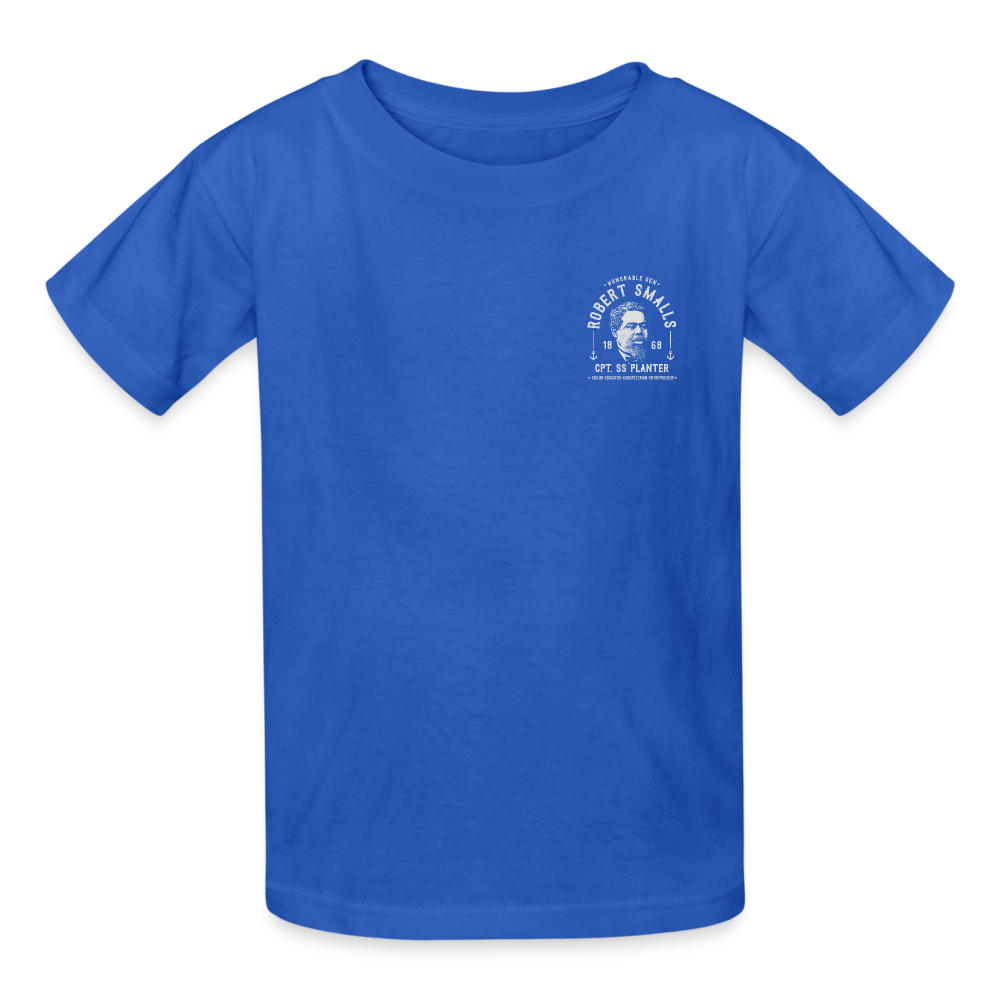 Captain Robert Smalls - Gildan Ultra Cotton Youth T-Shirt - royal blue