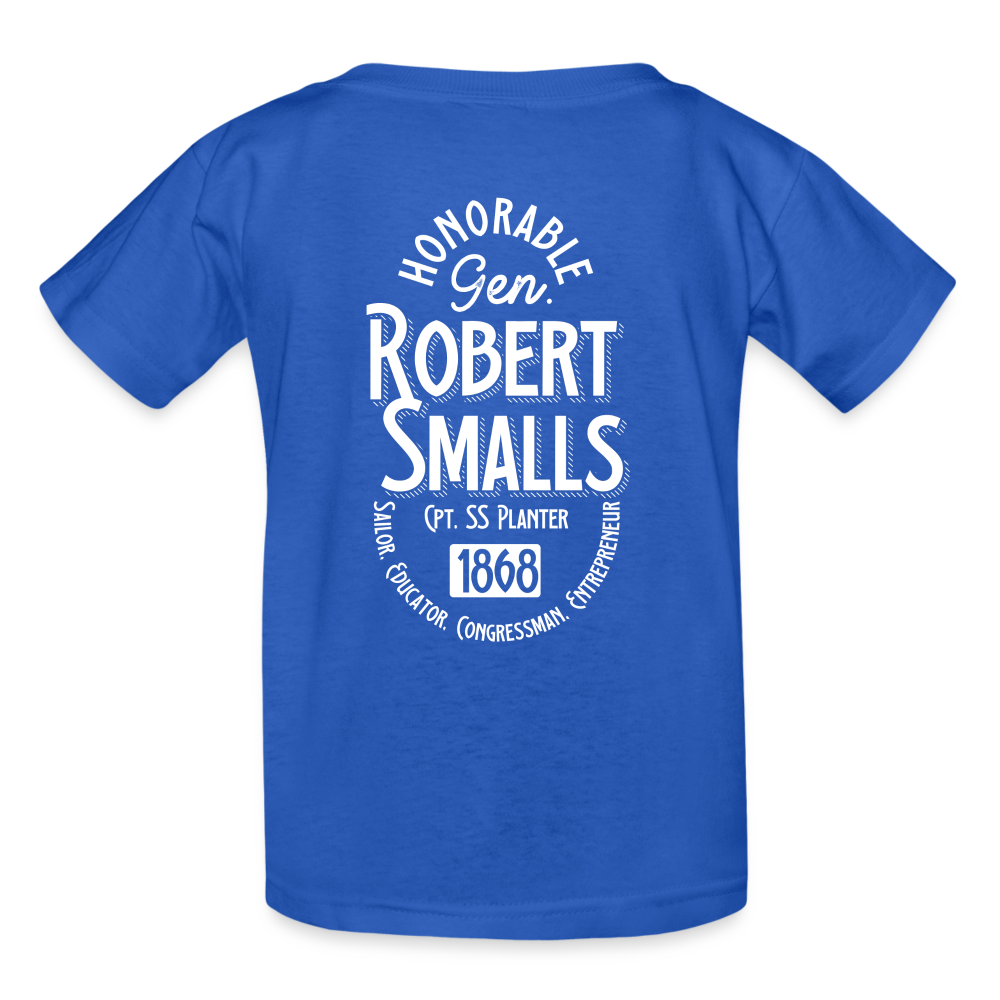 Captain Robert Smalls - Gildan Ultra Cotton Youth T-Shirt - royal blue