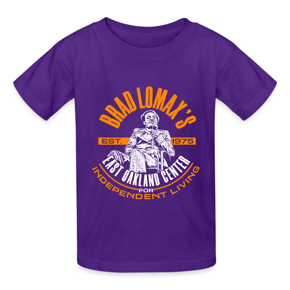 Brad Lomax - Independent Living - Gildan Ultra Cotton Youth T-Shirt - purple