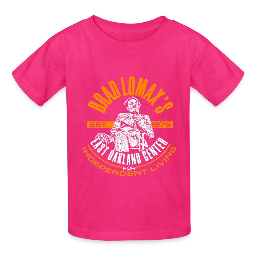 Brad Lomax - Independent Living - Gildan Ultra Cotton Youth T-Shirt - fuchsia