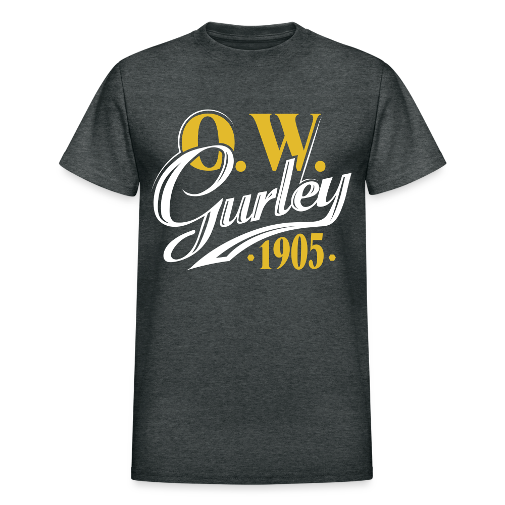 O.W. GURLEY - GREENWOOD - Gildan Ultra Cotton Adult T-Shirt - deep heather