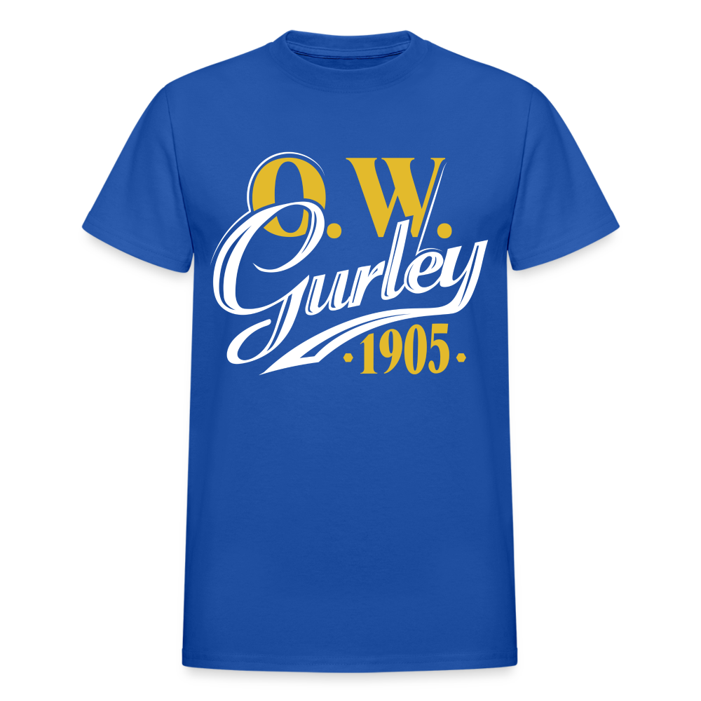 O.W. GURLEY - GREENWOOD - Gildan Ultra Cotton Adult T-Shirt - royal blue