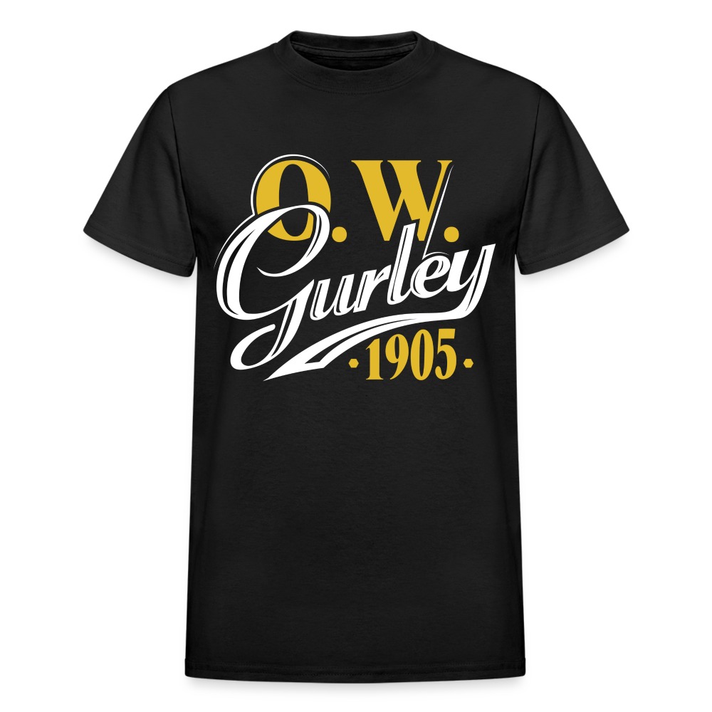 O.W. GURLEY - GREENWOOD - Gildan Ultra Cotton Adult T-Shirt - black