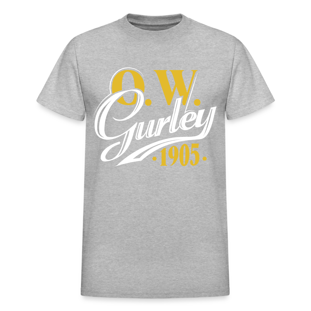 O.W. GURLEY - GREENWOOD - Gildan Ultra Cotton Adult T-Shirt - heather gray