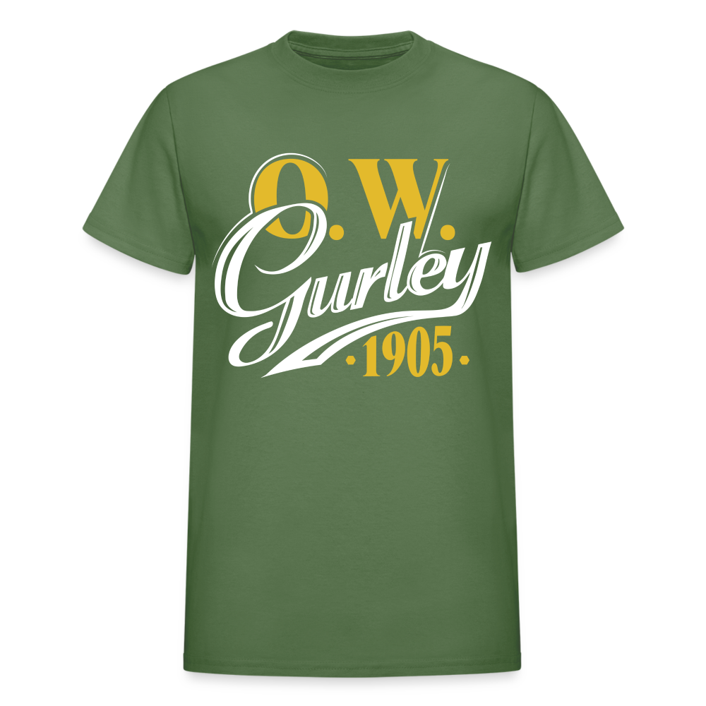 O.W. GURLEY - GREENWOOD - Gildan Ultra Cotton Adult T-Shirt - military green